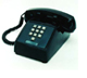 Photo of button touchtone telphone.